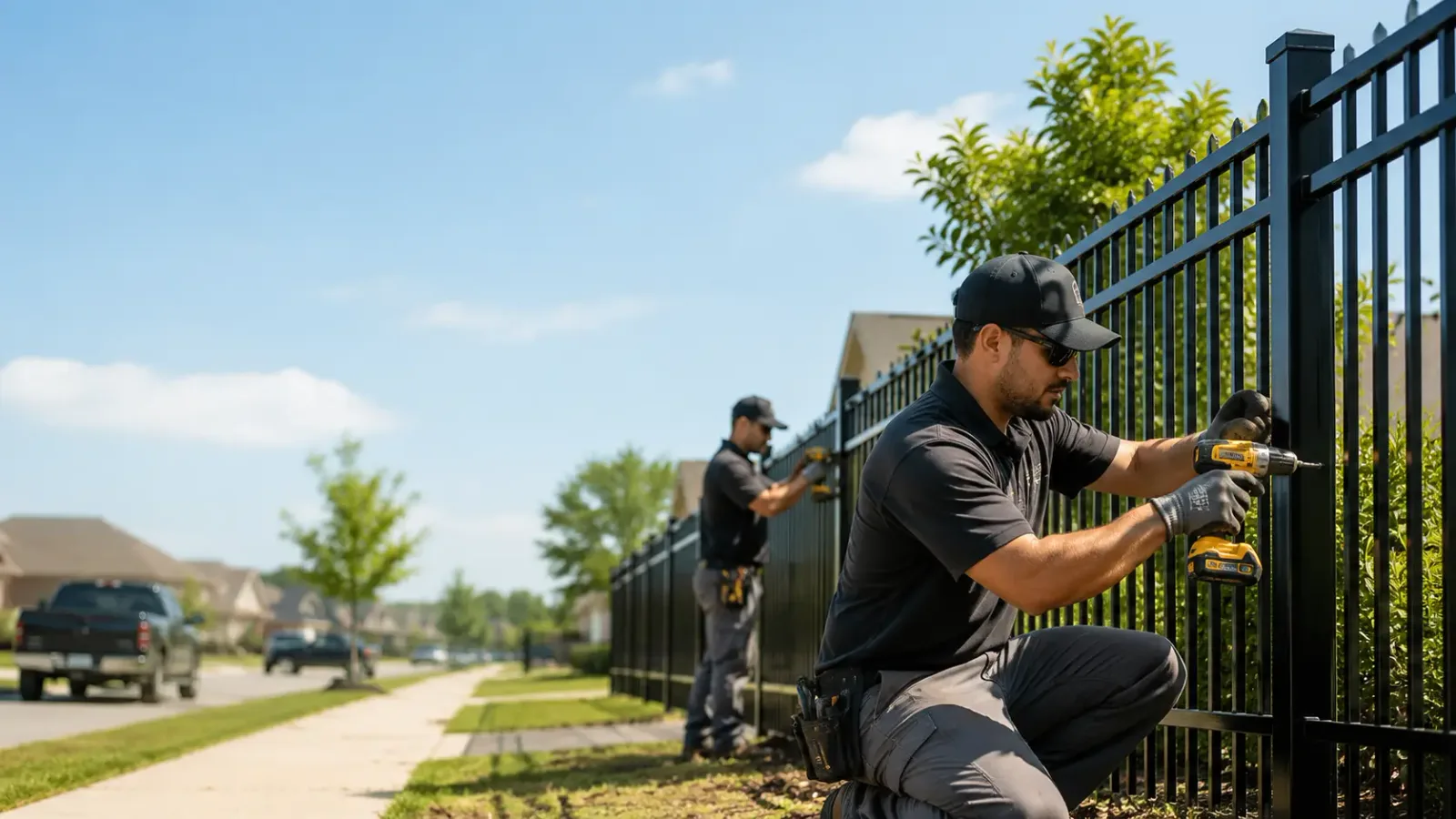 Metal Fence Installation in Hollins, AL